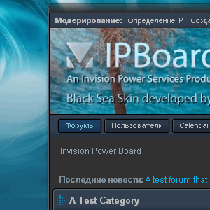IPB 3 Black Sea Style by IPB Skins Team