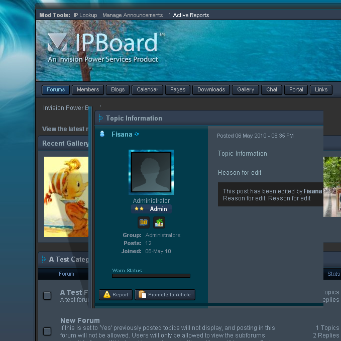 Black Sea тема для IPB 3.1